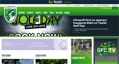 Desktop Screenshot of guernseyfc.com
